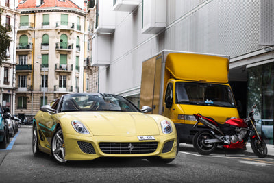 Ferrari Sunshine During a Dark Period: Yellow Ferrari Colours